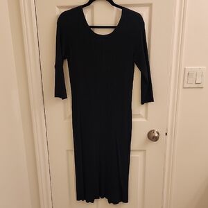 Le Chateau Green Ribbed Long Sleeve Sweater Dress WORN ONCE!